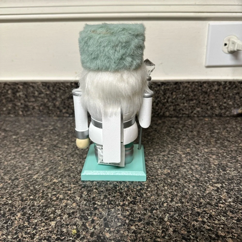 Christmas Teal Pastel Whimsical Nutcracker